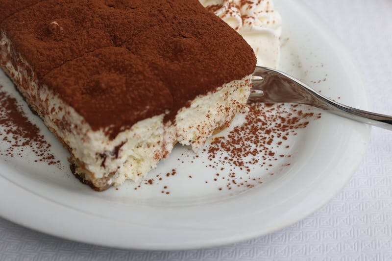 Classic Tiramisu with mascarpone and espresso