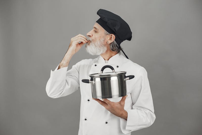 Pizzana head chef preparing dishes in the kitchen